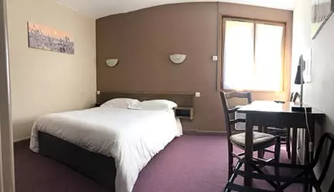Exemple de chambre chez Delfotel
